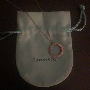 Genuine Tiffany 1837 Circle Pendant Necklace